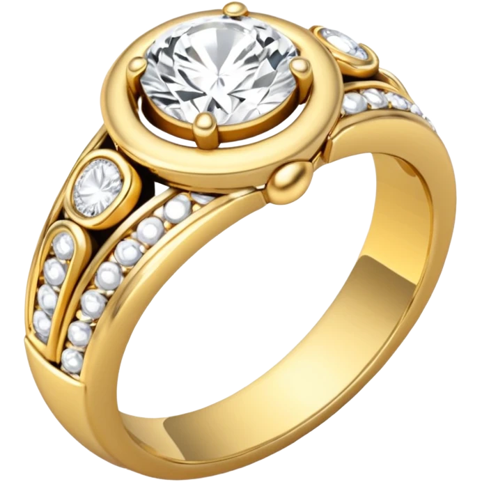 white jewelry ring emoji