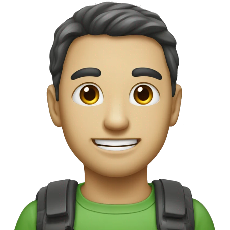 бирюзовая кошка-единорог emoji