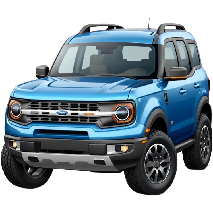 blue Ford bronco sport emoji