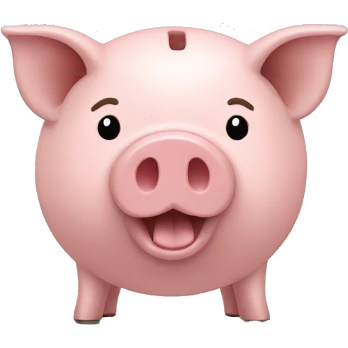 pig bank emoji