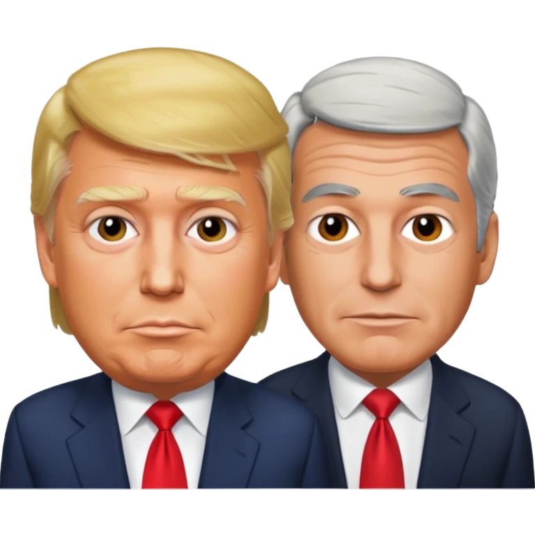 Trump and Epstein  emoji