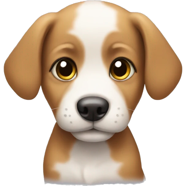 Cute puppy  emoji