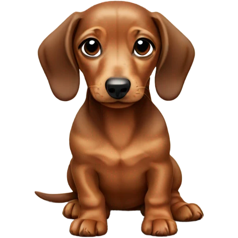 dachshund puppy  emoji