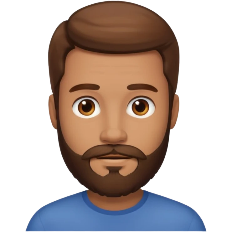 head with beard emoji