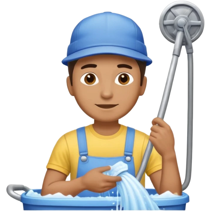 car washer man with car  emoji