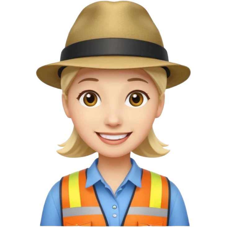 tour guide in USA emoji
