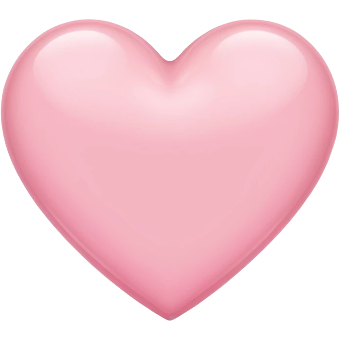 Light pink heart emoji