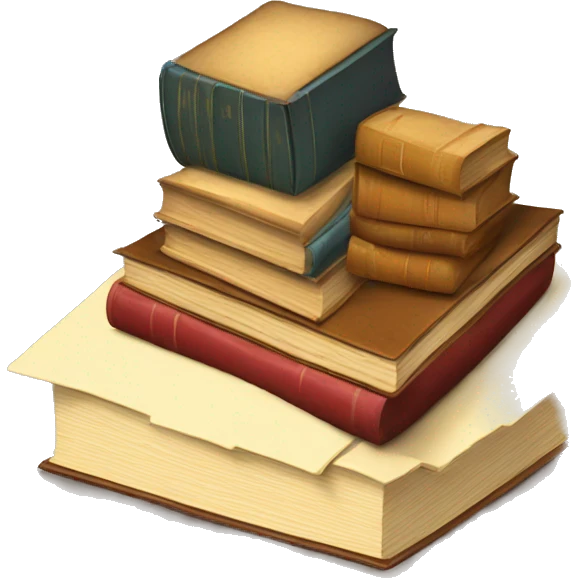 open box with old books inside  emoji
