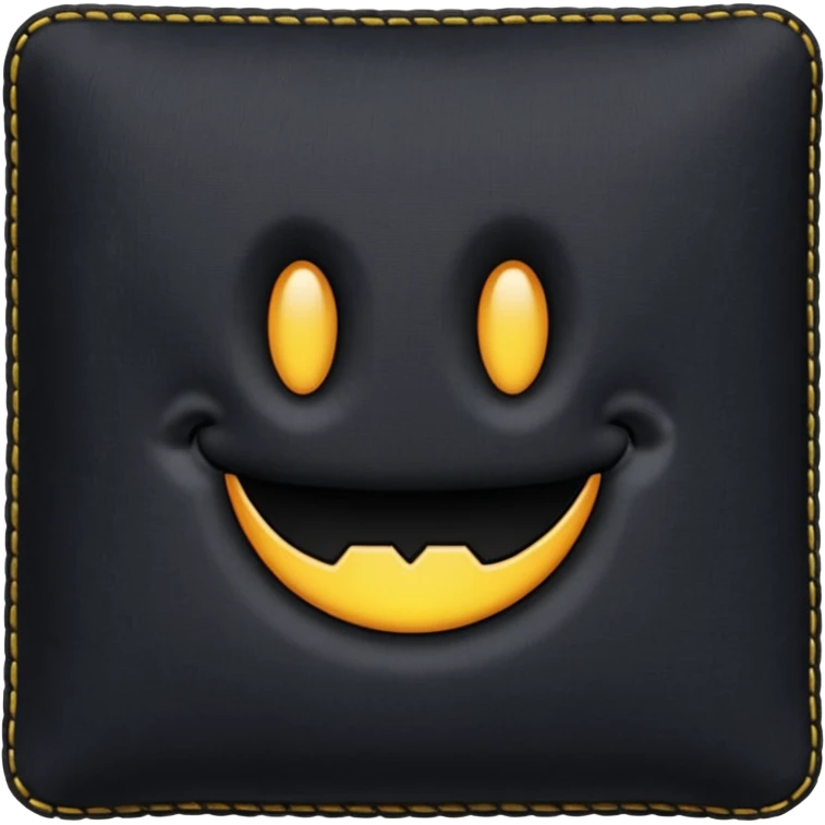 Text emerge from fabric  emoji