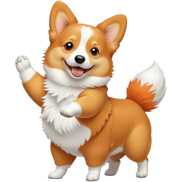 Corgi dance butt emoji