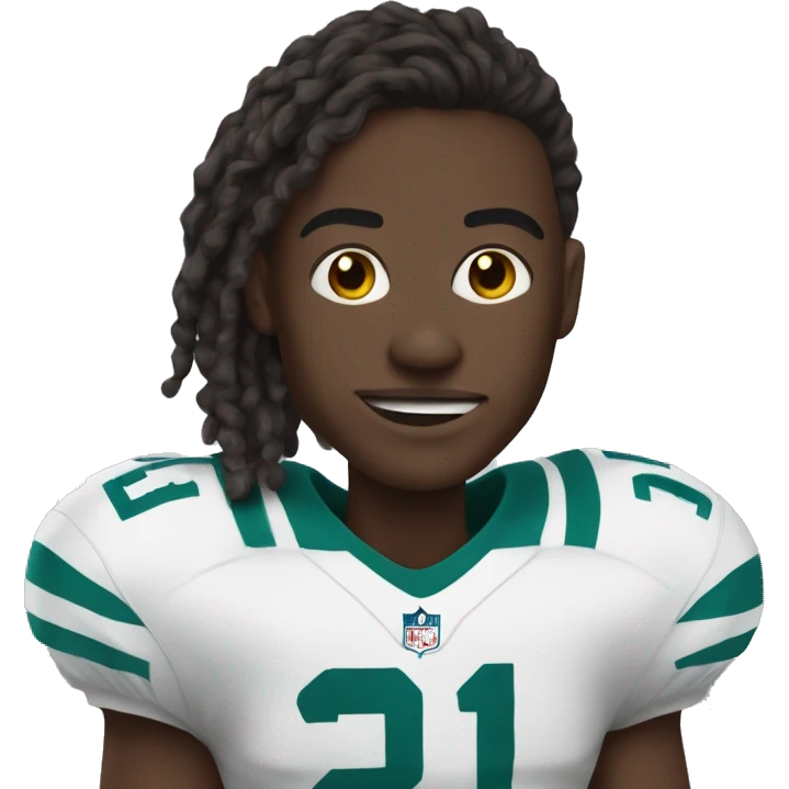 Aj Brown with  a football  emoji