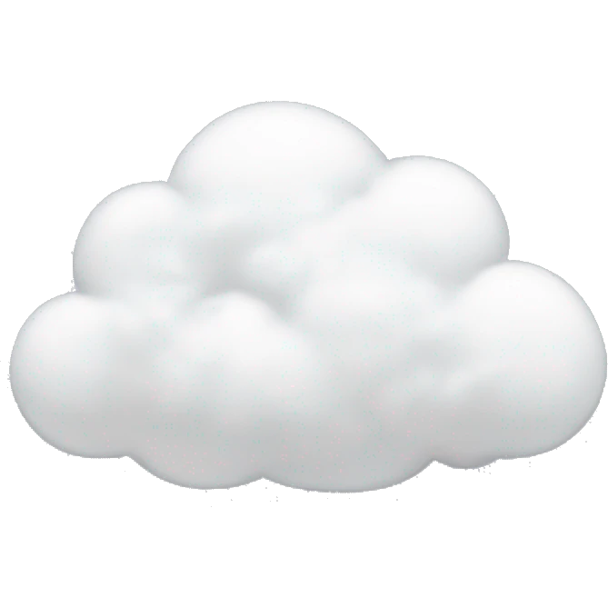 white Cloud emoji