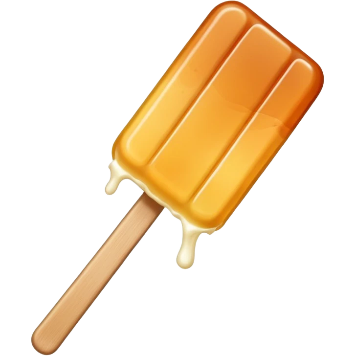maple taffy on a popsicle stick emoji