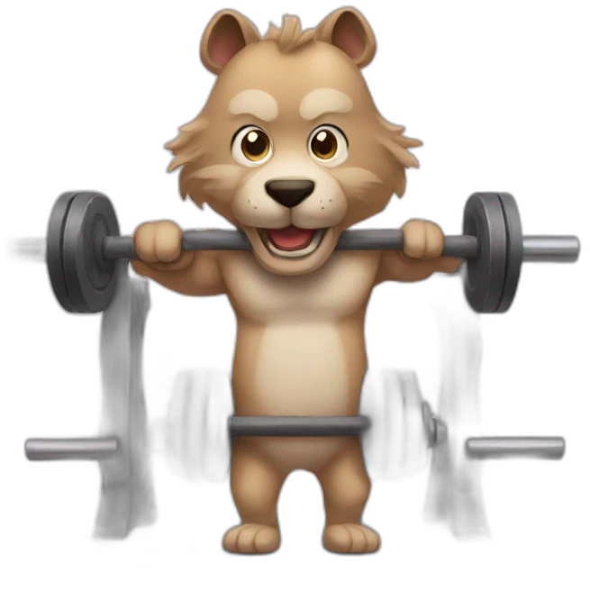 Animal gym emoji