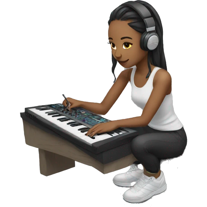 Female beatmaker emoji