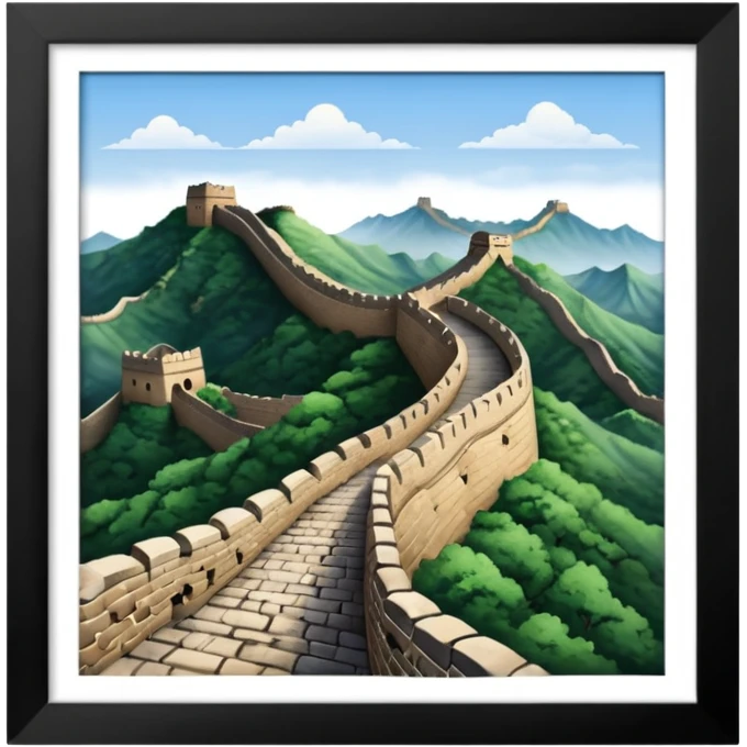 Great wall of china emoji