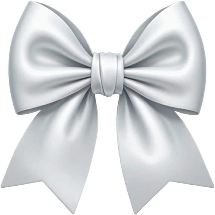 White bow emoji