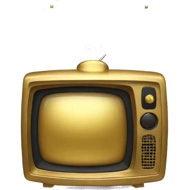 gold tv emoji