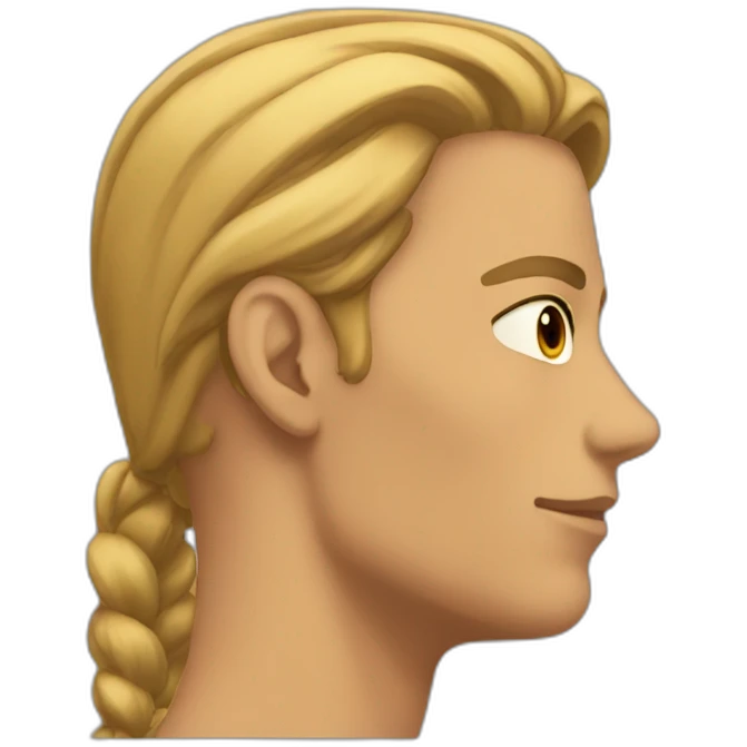 touching jawline emoji