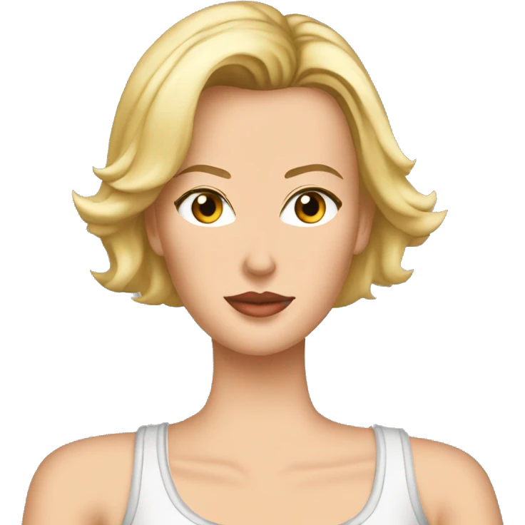 Charlize Theron in tanktop emoji