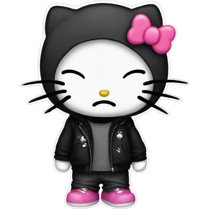 emo hello kitty emoji