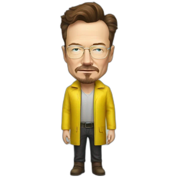 elon musk cosplaying as walter white emoji
