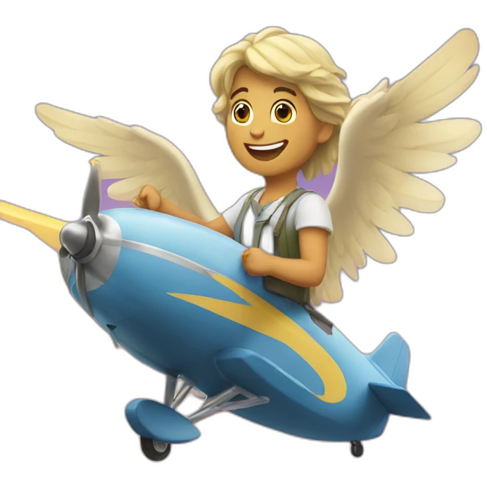 Feliz vuelo emoji
