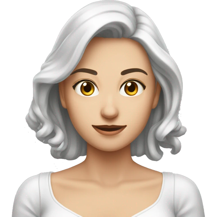 Розовая аура вокруг девушки блондинки emoji