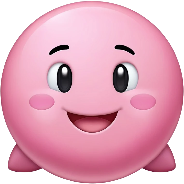 Kirby celebrating emoji