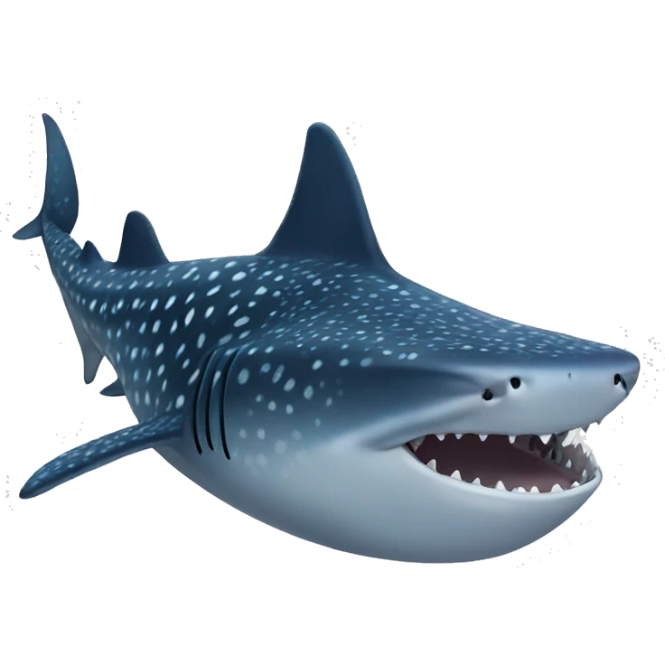 Whale shark emoji