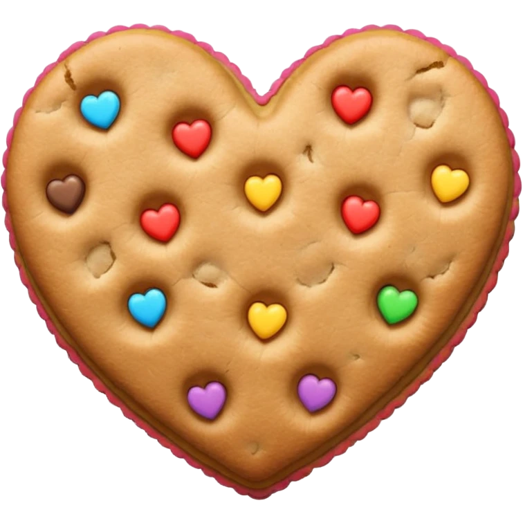 cookie heart emoji