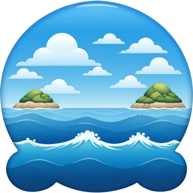 paz en el mar  emoji
