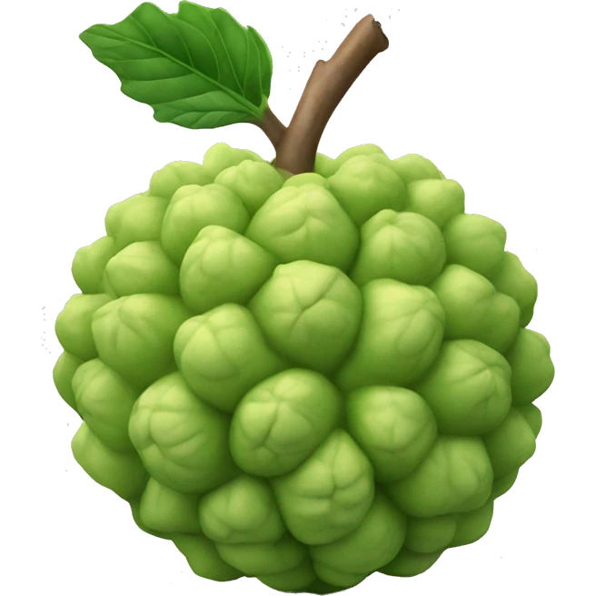 3D sugar apple  emoji
