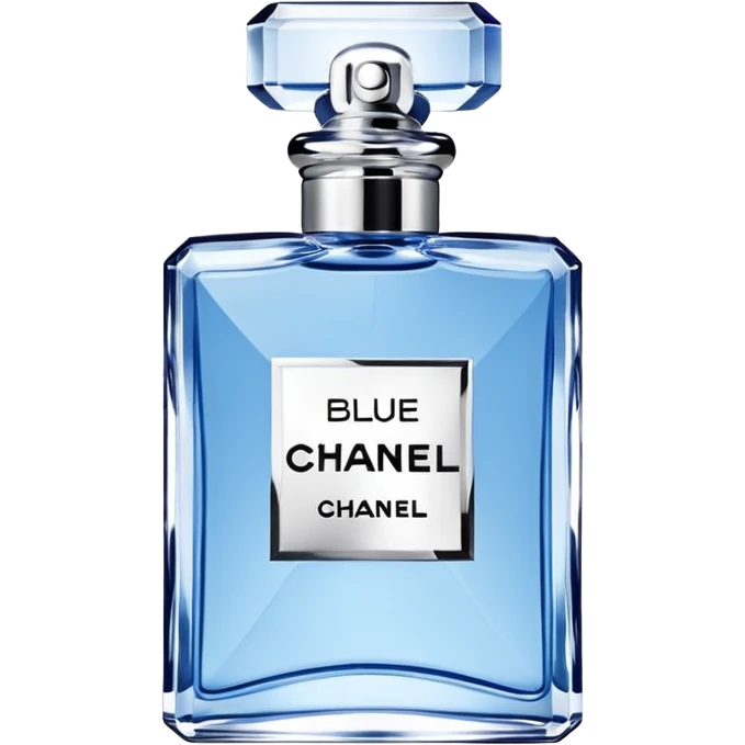 Create perfume emoji for blue de Chanel and jpg emoji