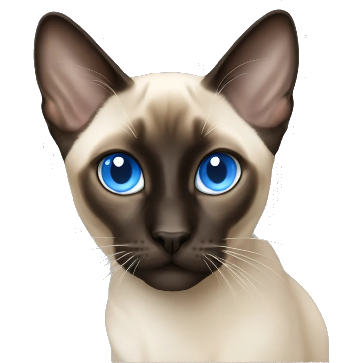 siamese blue eyes emoji
