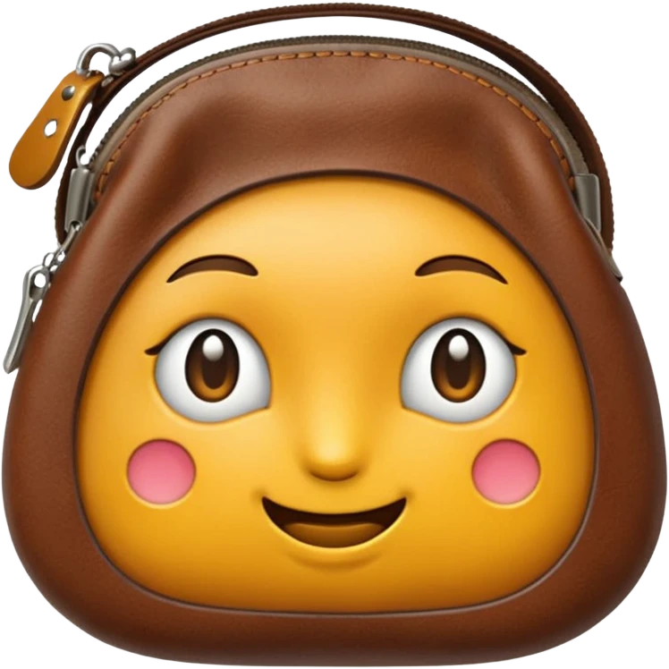 Coin purse – small pouch with zipper or clasp. emoji