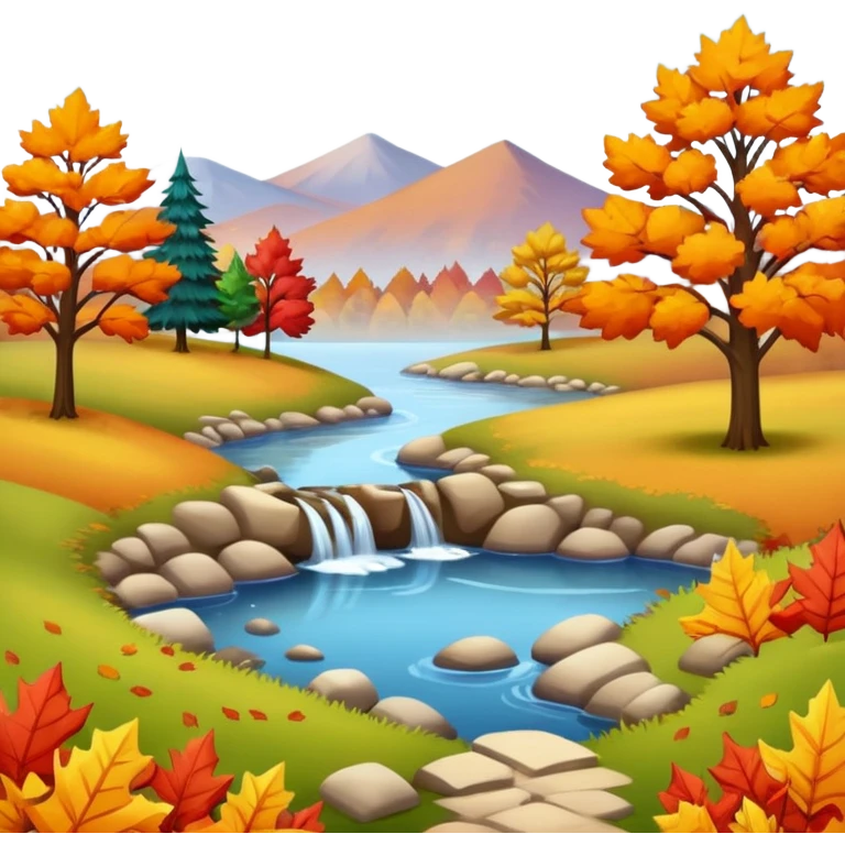 fall landscape emoji