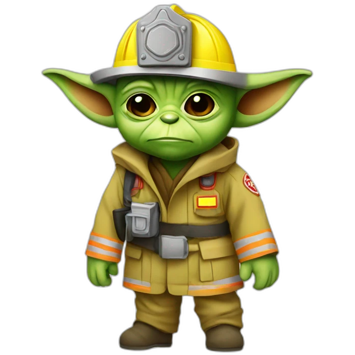 yoda-firefighter-colorful emoji