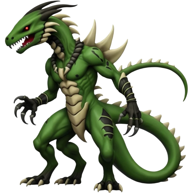  Venom-Marowak-Salandit-Xenomorph-hybrid-fantasy-creature (full body) with tribal markings emoji