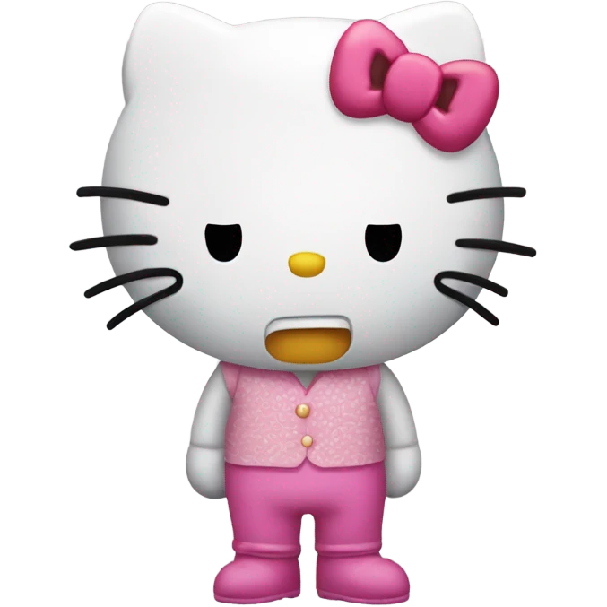 hello kitty mad emoji