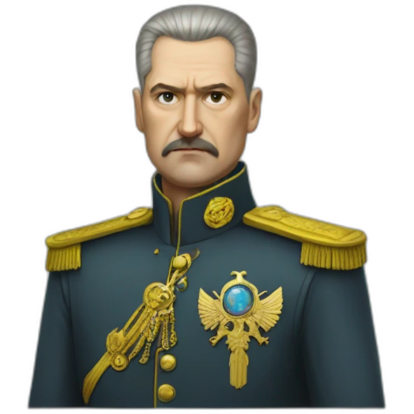 Cyberpunk Ukrainian dictator emoji