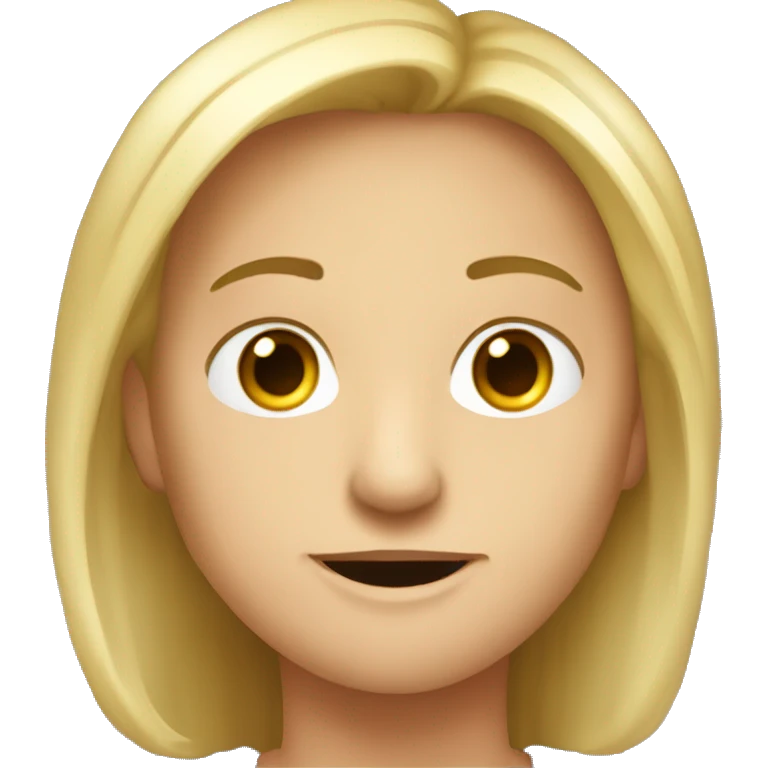 Задумчивый смайлик с бантиком emoji