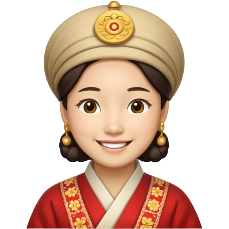 Happy and Korean vibe emoji