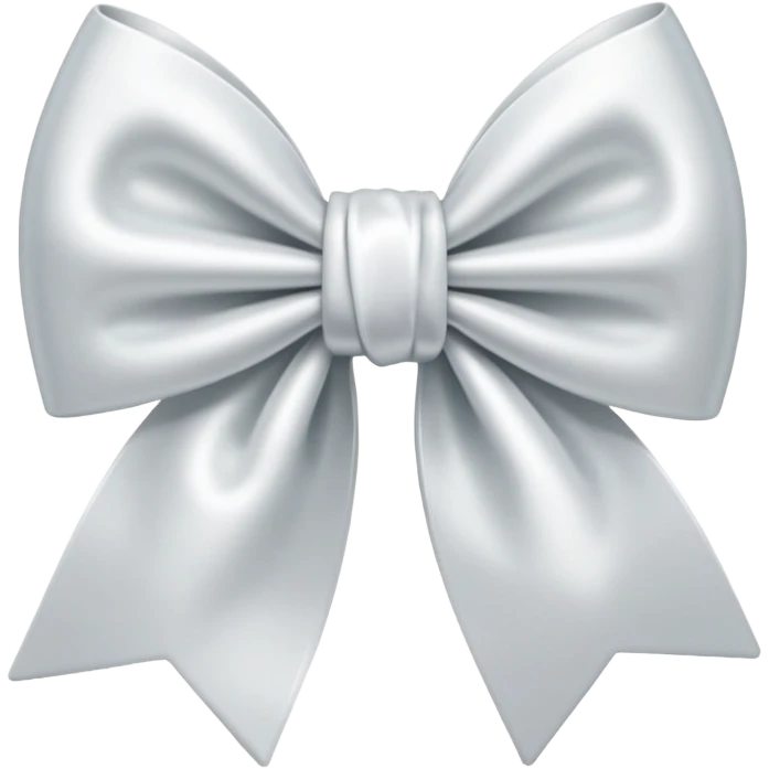 White bow emoji