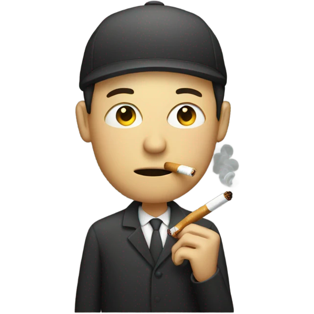 Person smoking a cigarette  emoji