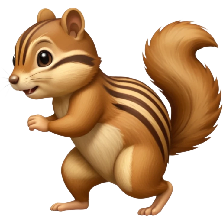 L chipmunk running  emoji