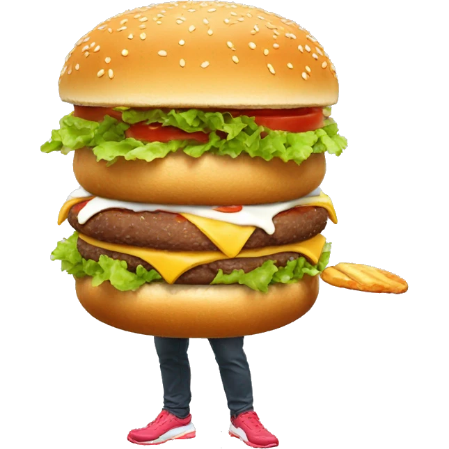 roger federer qui mange un burger emoji
