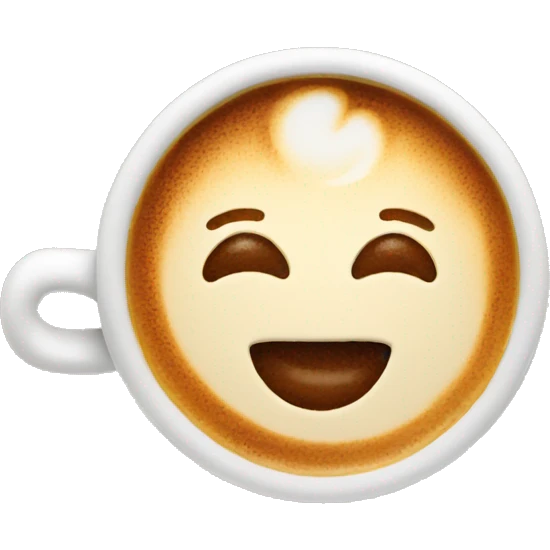 Coffee latte emoji