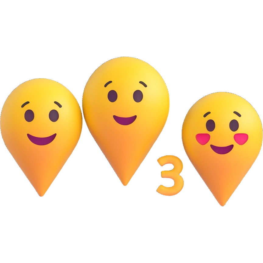 winners in 1st, 2nd & 3rd place emoji  emoji