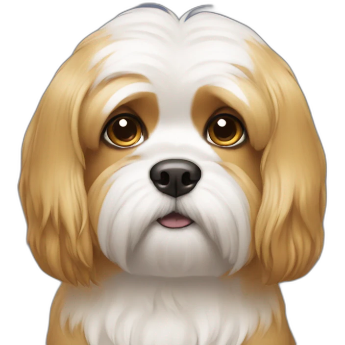 honey shitzu dog emoji